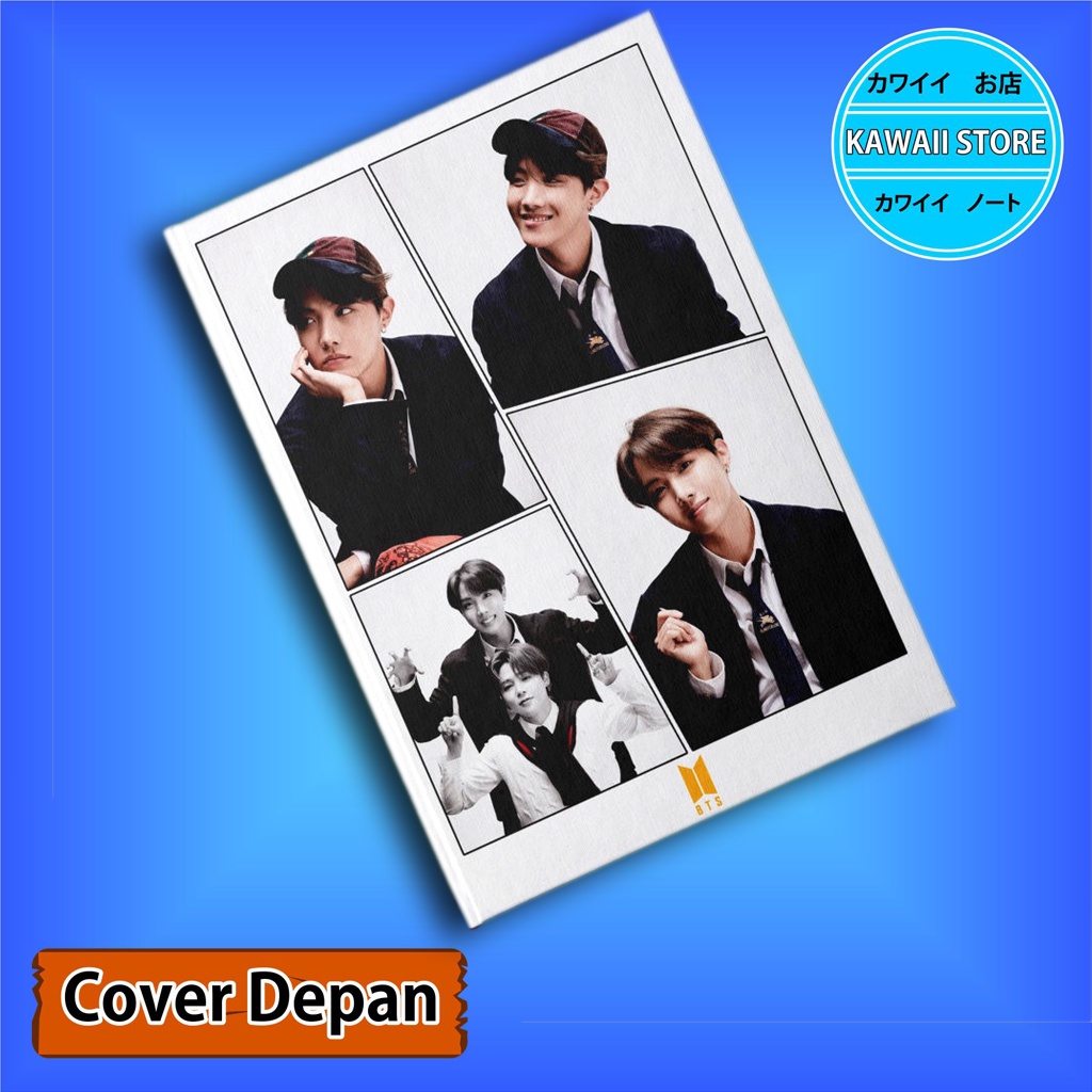 

Notebook / Pocket book Hard Cover Kpop Bts FRAME J HOPE uk A5 & A6 / Notes Book