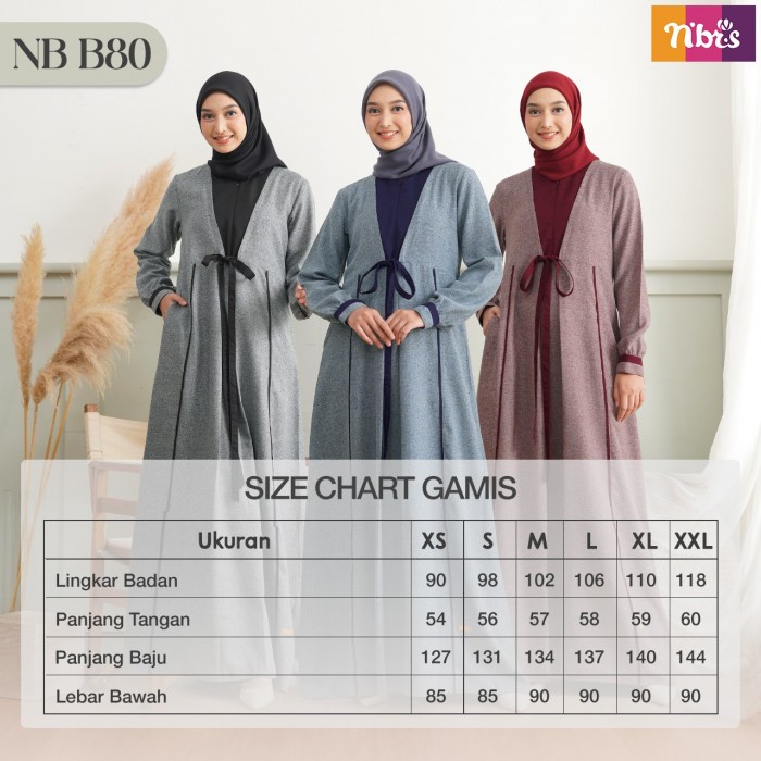 NB B80 Gamis Nibras Original Sale