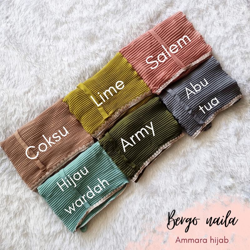 jilbab instan bergo naila renda rempel plisket tali-4