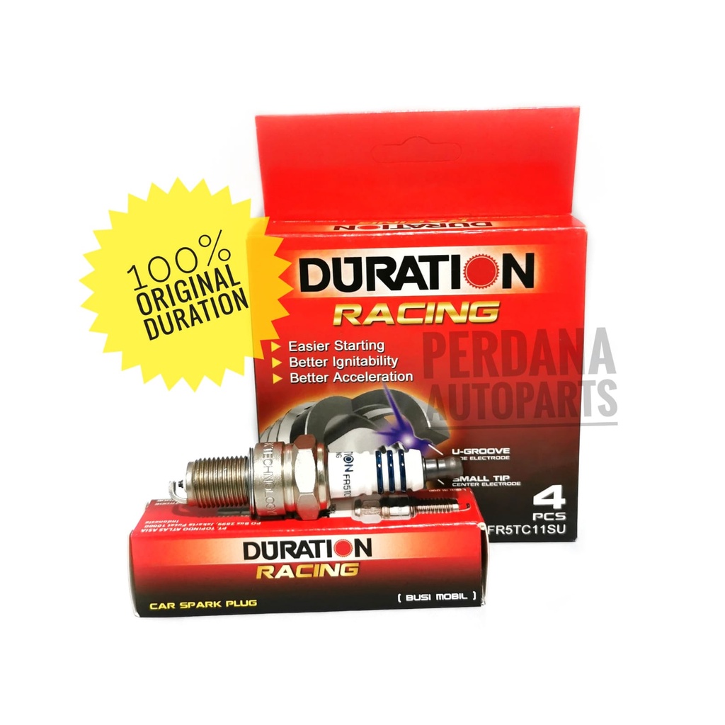 Busi Mobil DURATION Racing FR5TC11SU Kijang Kotak, Kijang Kapsul, Kijang EFi, Kijang Krista, Starlet