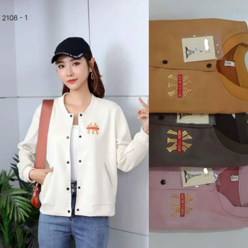 jaket bomber import wanita sweede