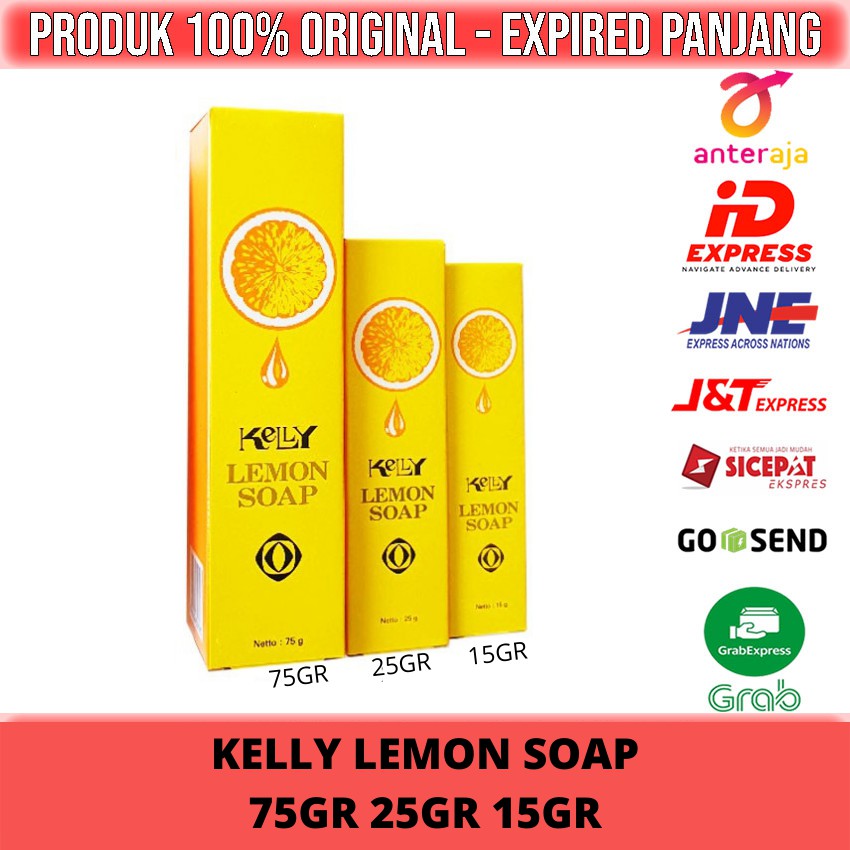 KELLY LEMON SOAP 75gr 25gr 15gr