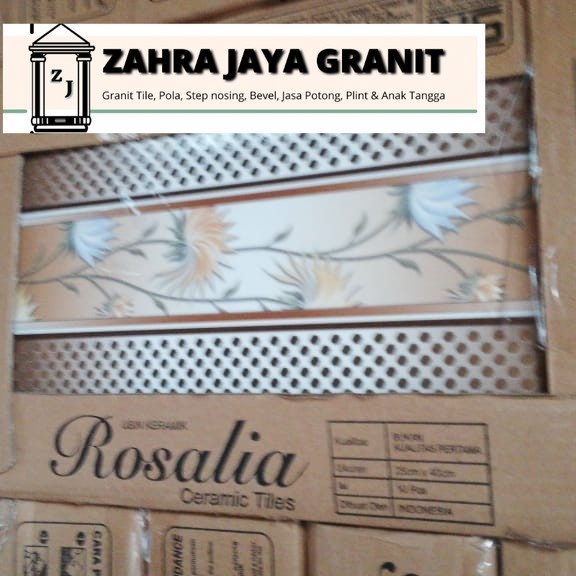 keramik kamar mandi rosalia kw 1 ukuran 25x40 licin
