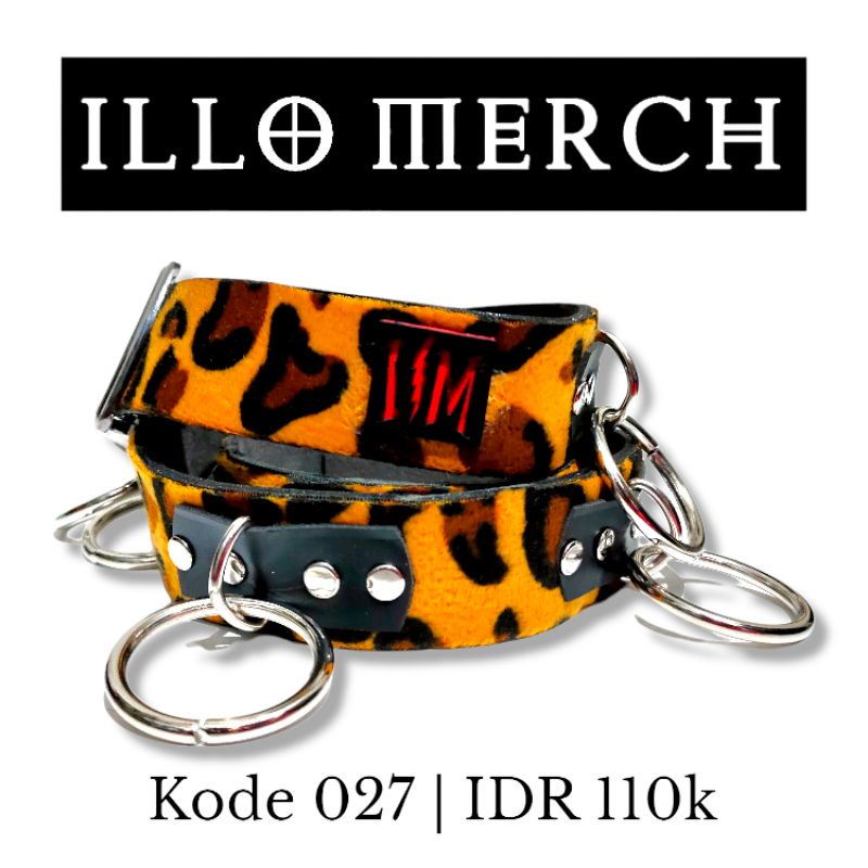 SABUK PUNK MOTIF LEOPARD + RING