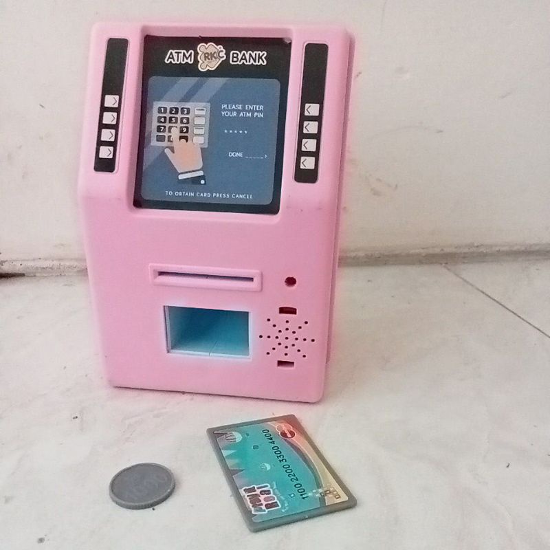 Mainan Mesin Mini ATM belajar Nabung sejak dini RKC10018-1