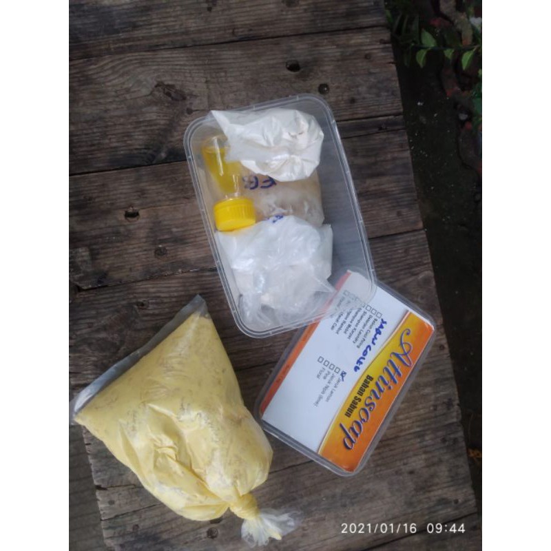 Bahan + Resep Sabun Colek