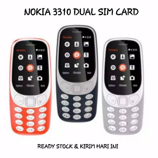 Jual Nokia 3310 Dual Sim Garansi Hp Murah Hp Jadul Nokia Murah Nokia ...