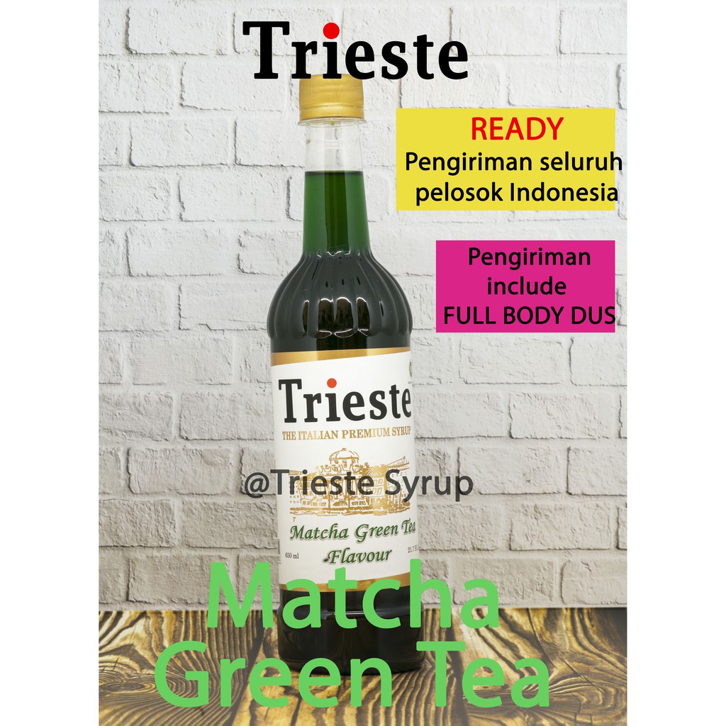 

Ay00! TRIESTE SYRUP / SIRUP rasa MATCHA GREEN TEA