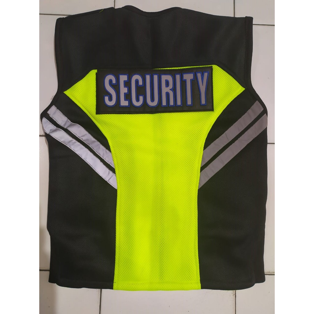 Rompi Security + Full Atribut / Rompi Satpam dengan Atribut