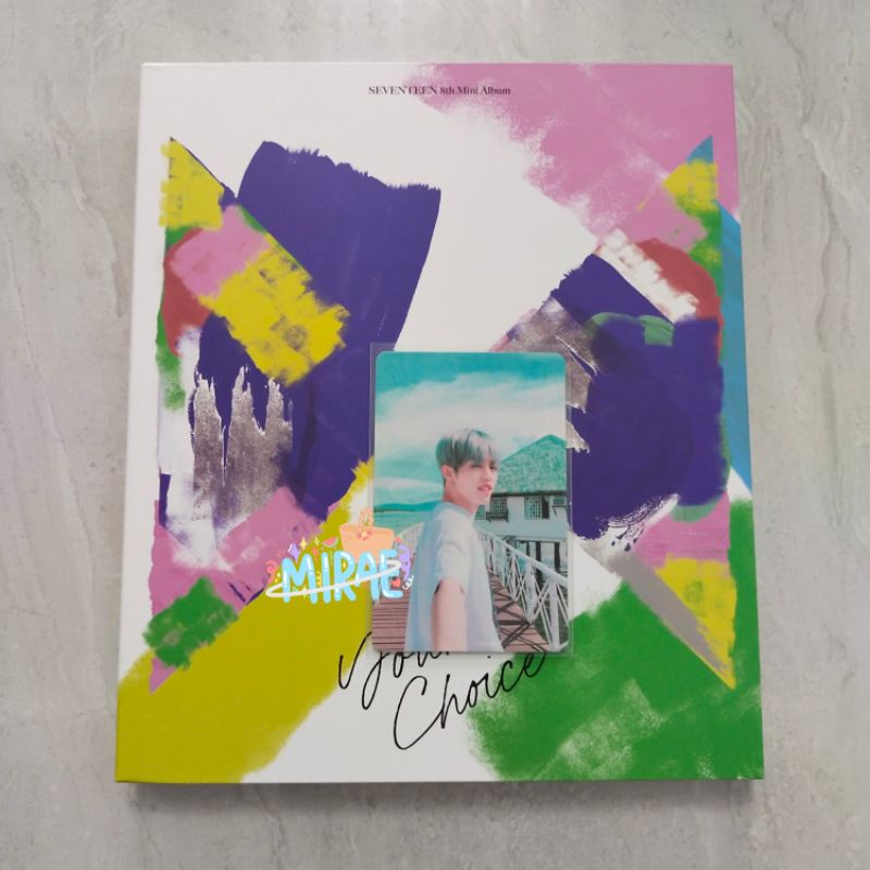 Photocard Seventeen Scoups Teen Age Album Green Ver Seungcheol Dermaga Pantai TA Ijo PC Official + A