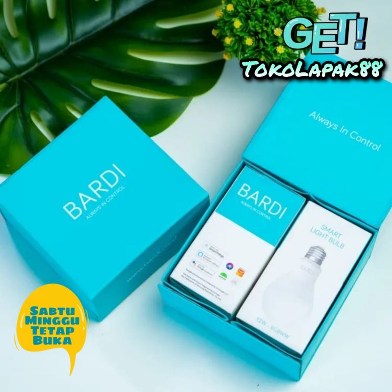 BARDI Smart 12watt 2pcs +  Hampers Kotak Bardi 12w rgbww