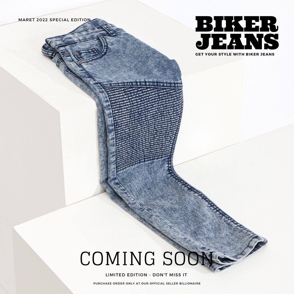 Celana Jeans Biker By Billionaire