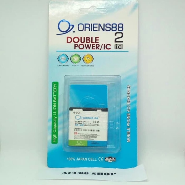 Baterai Batre Battery Double Power IC Nokia BP 5M OR88/Oriens88