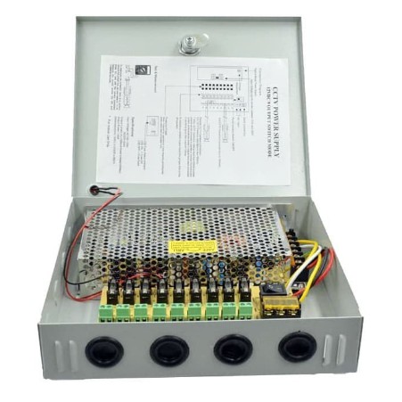 Power Supply 12V 10A Box / Central