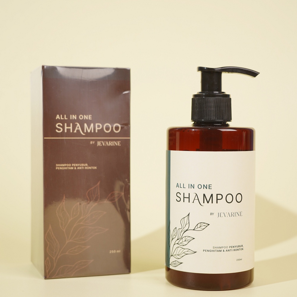 SHAMPO JEVARINE / Shampo Jevarine All In One Shampoo Jevarine Efektif Menumbuhkan Rambut - Shampoo Anti Rontok, Penyubur Rambut