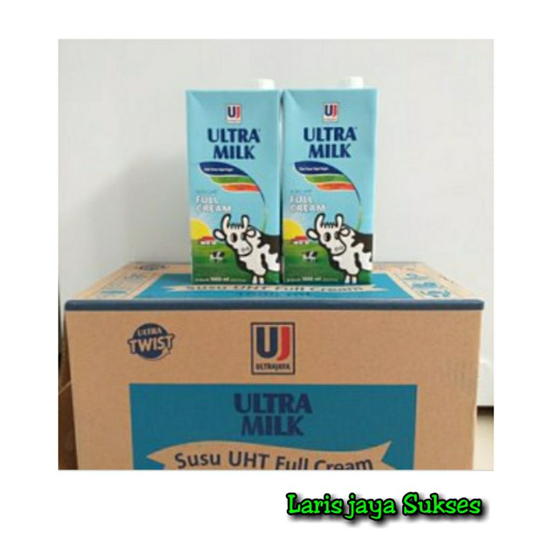 

Susu UHT Ultra full cream coklat 1 liter 1 dus isi 12