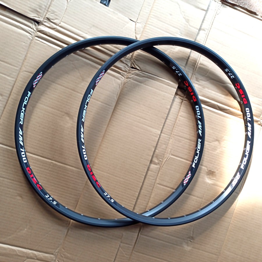 Velg Sepeda Rim Rims Folker AM 700 27.5 Hitam