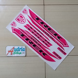 Sticker Striping Decal Frame Sepeda Trek Roadbike Pink | Shopee Indonesia