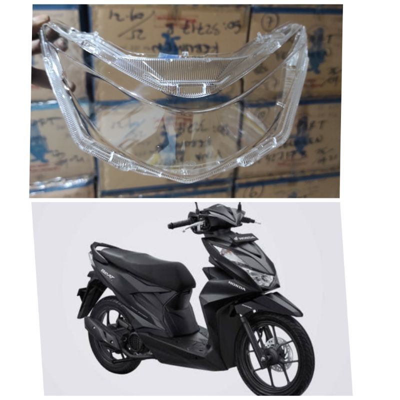 mika kaca lampu depan beat new LED  beat street 2019 2023