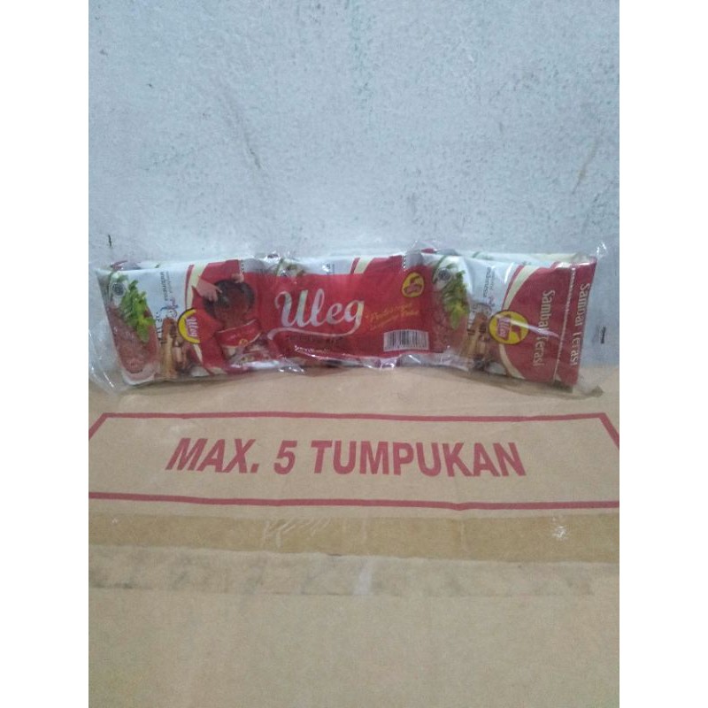 

SAMBAL TERASI ULEG FINNA 1pak(10pcs)