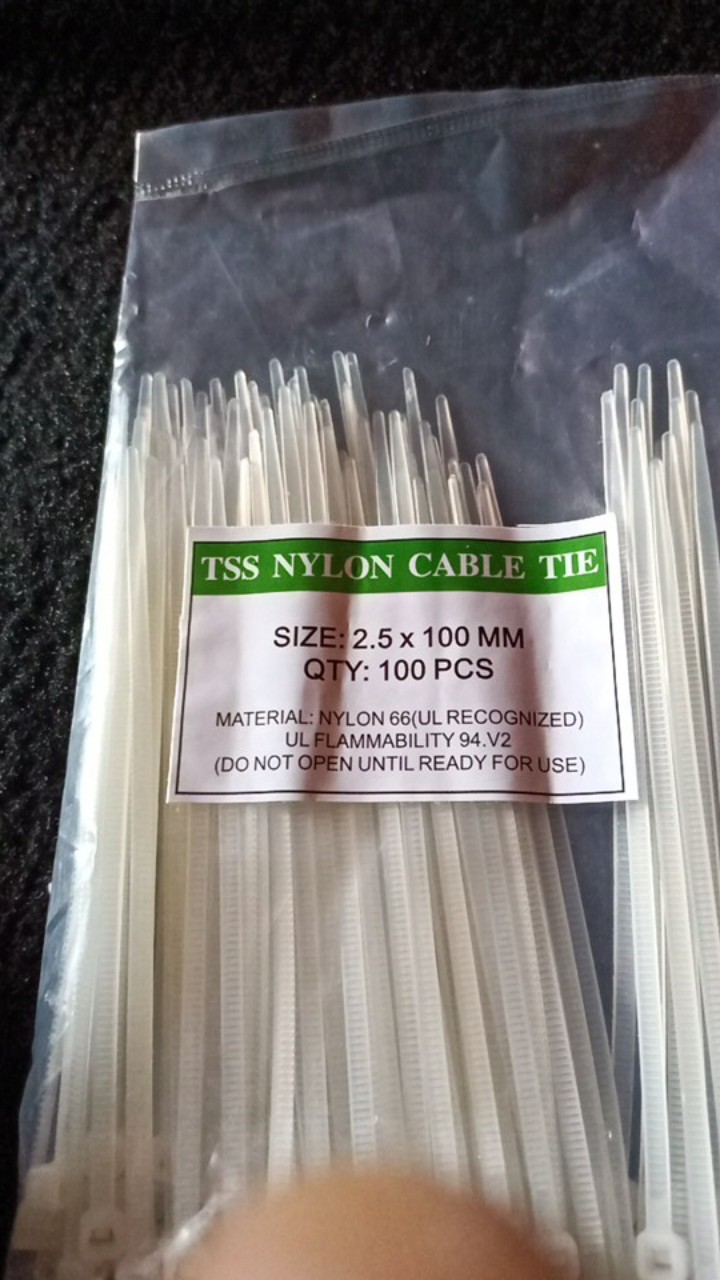Kabel Ties Tss (2.5 X 100mm) Putih