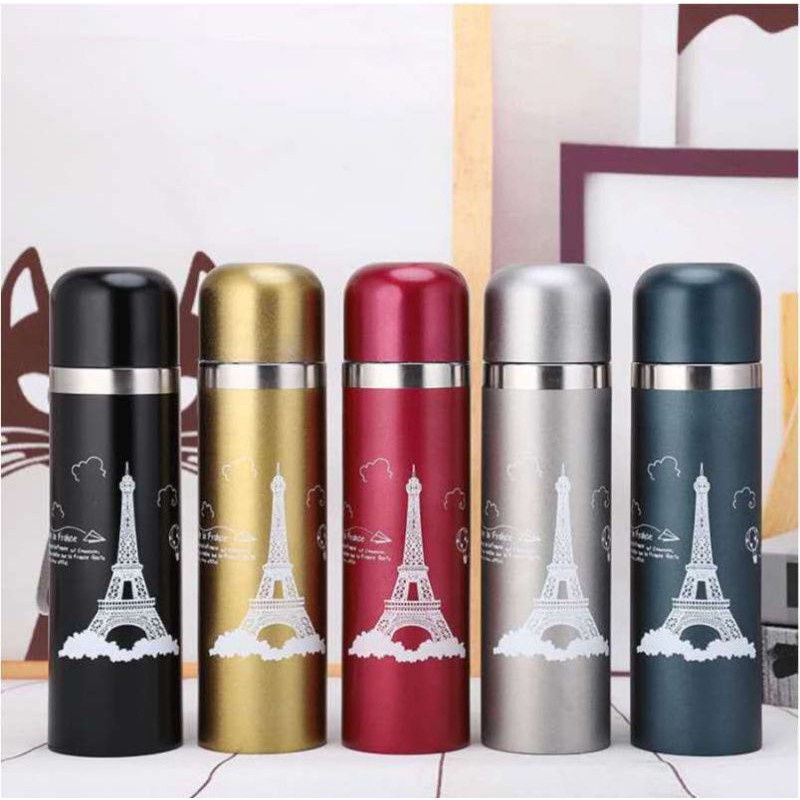 Termos Paris/ Termos Eifel Air 500ml Stainless Tali Termos Botol Minum