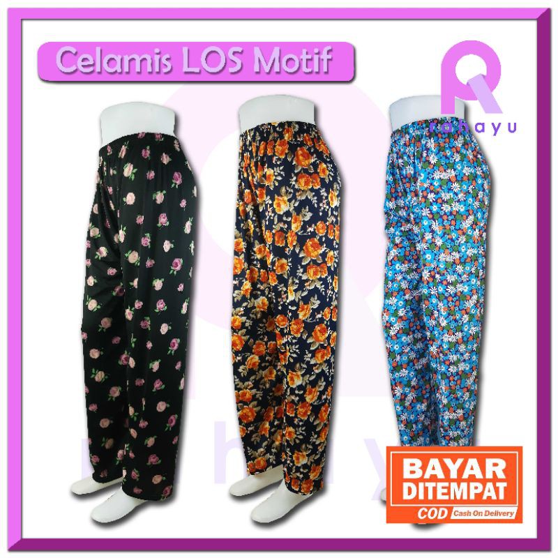 Celamis Los Motif / Celana Los Motif / Dalaman Gamis / Celana Harian / Celana Santai Rumah