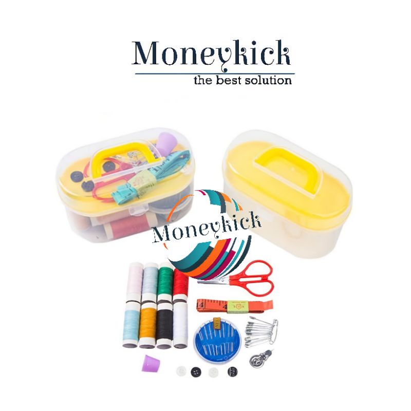 Perlengkapan Alat Jahit Set Sewing Kit Benang Jahit Jarum Benang Meteran