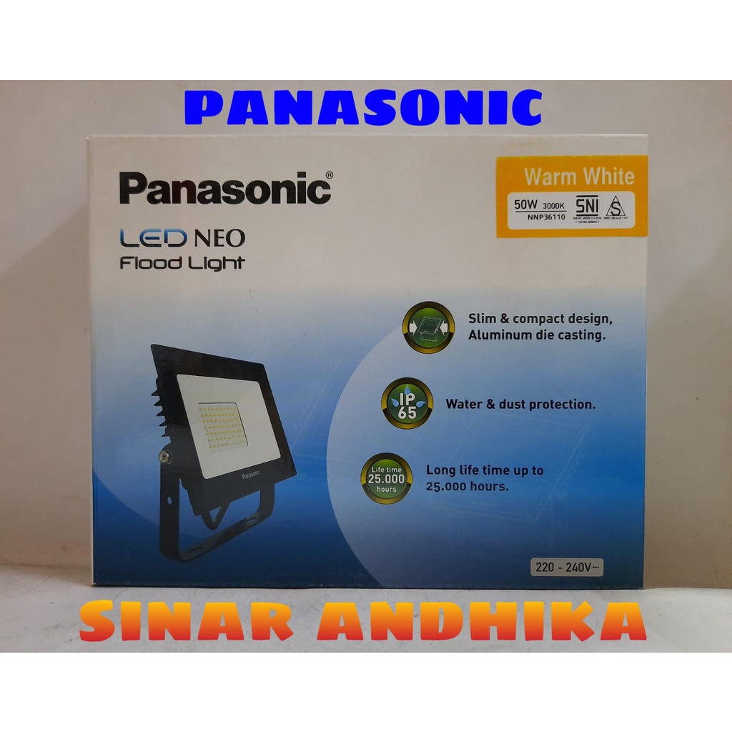 LED NEO FLOOD LIGHT PANASONIC 50 WATT NNP 36150/NNP 36110