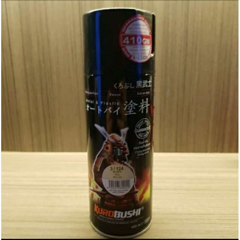 Cat Semprot Samurai Silver 124