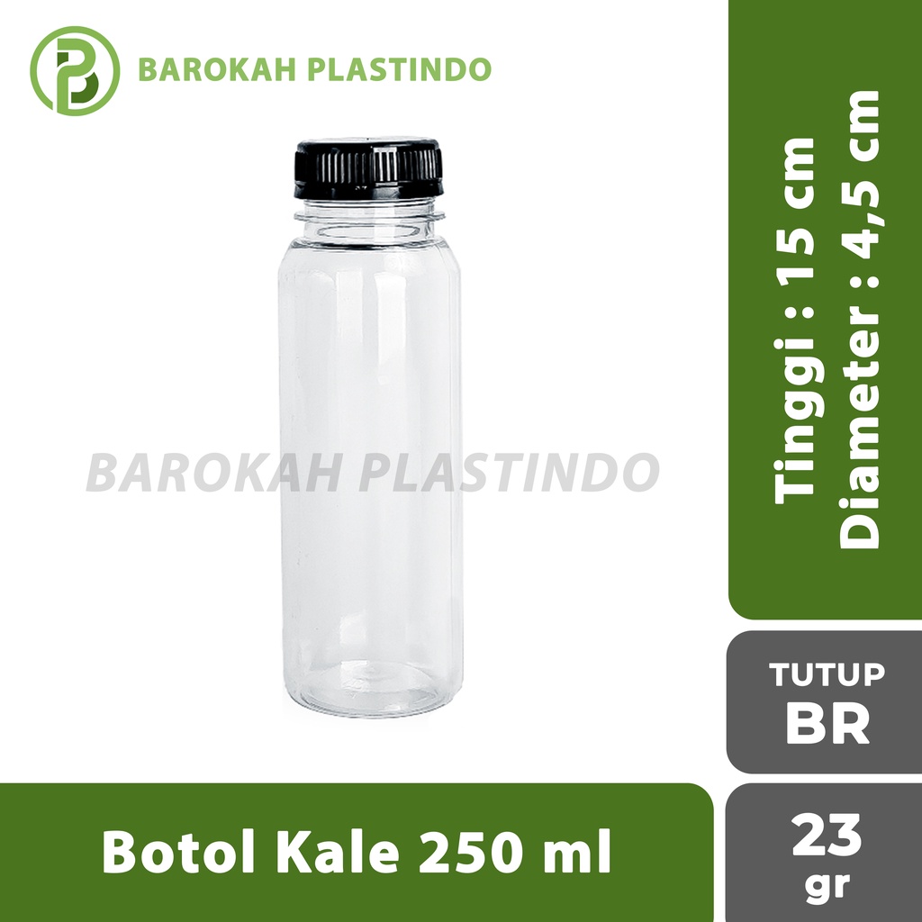 Botol Kale 250 ml / Botol Plastik 250 ml / Botol Kale 250 ml / Botol 250 ml Tebal
