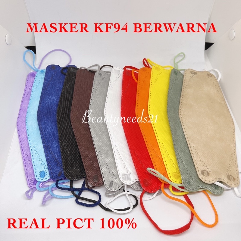 MASKER KOREA KF94/ MASKER KF94 BERWARNA