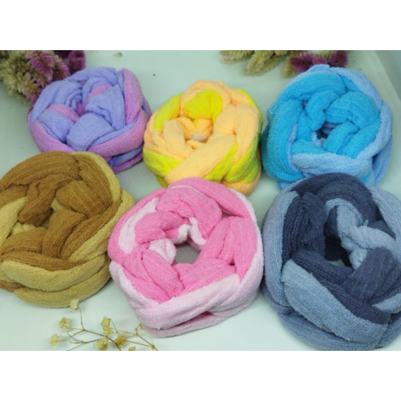 Kuncir Rambut Lilit 10,12,14 / Kuncir Kepang /Kuncir Korea / Ikat Rambut Lilit KCR002-3