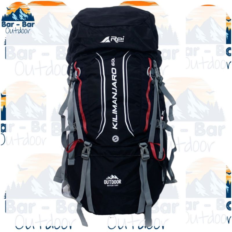 Tas Outdoor Tas Gunung Carrier Arei Rei Kilimanjaro 60L