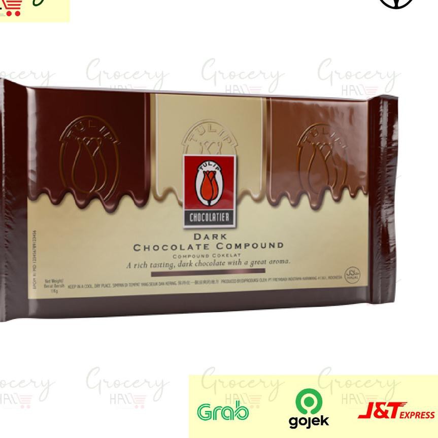 

❈ TULIP DARK CHOCOLATE COMPOUND 1 KG ➵