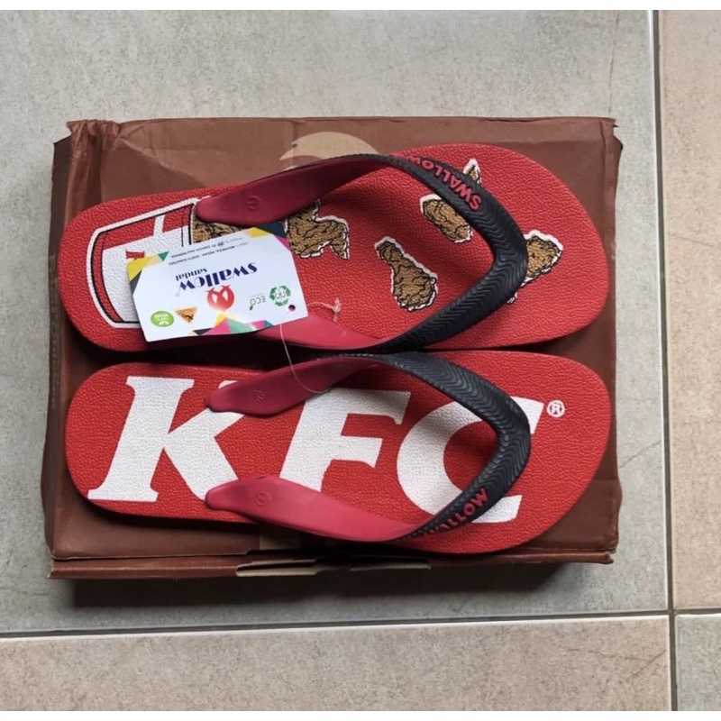 sandal swallow kfc