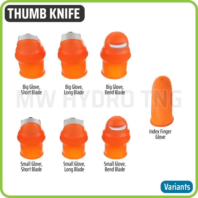 Thumb Knife Finger Glove for Harvesting Picking - Pisau Sarung Jempol