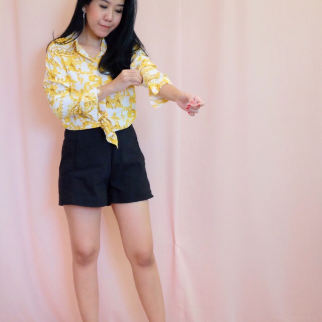 SALE Kemeja Office Casual Import Cotton Wanita Nona.inc - CASSIE TOP-IMPORT BANGKOK