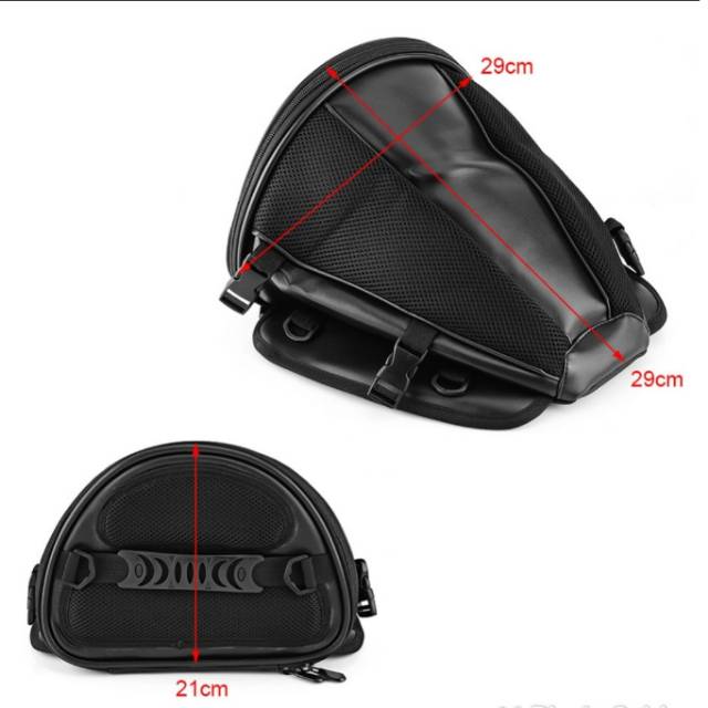 Brilliantblossoms_ Tas Motor Touring Back Seat Seatbag Storage Jok Jog Belakang Not 7Gear Givi Shad