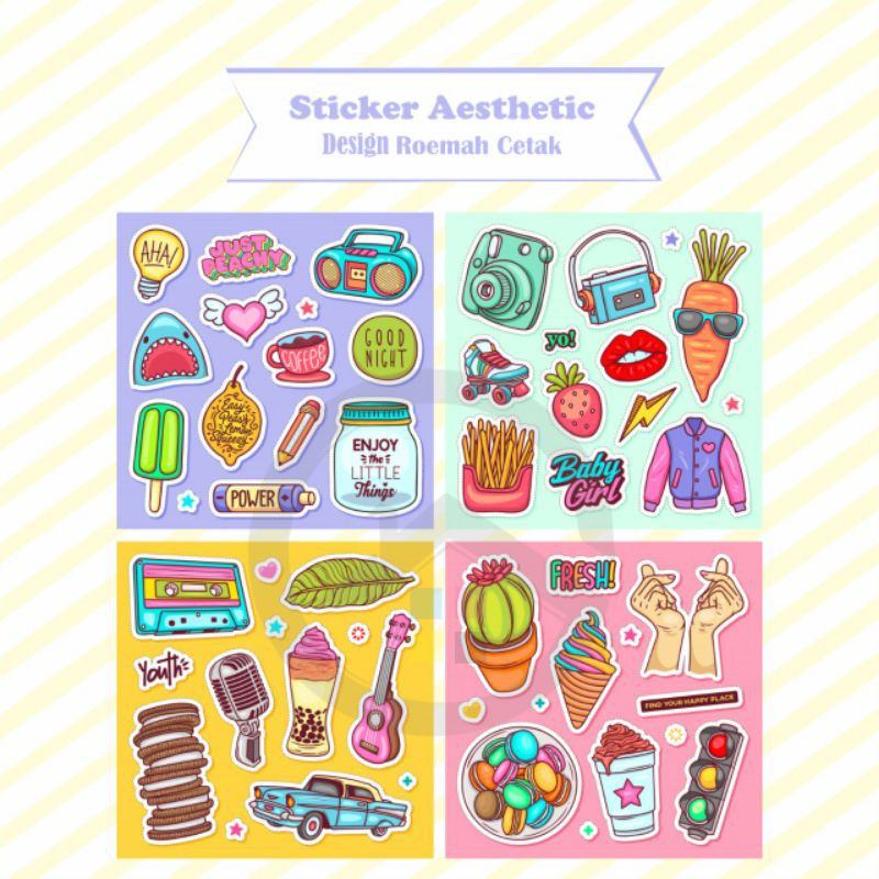 

BISA COD STICKER TUMBLR FULL COLOR AESTHETIC STICKER LAPTOP STIKER CASE HP MURAH