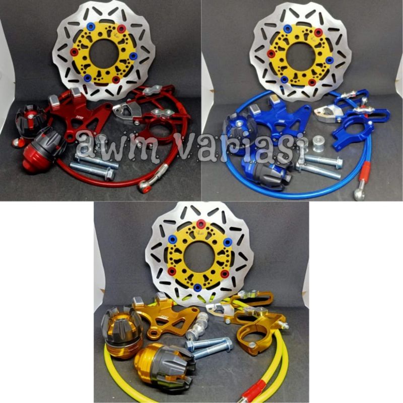 [PAKET PROMO 5B BAET] Piringan cakram depan motif matic honda beat scoopy vario lama 110/125/150