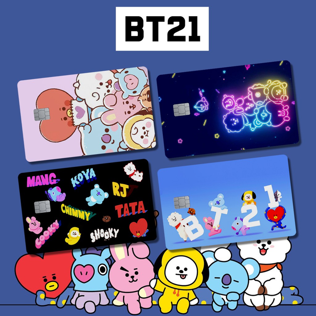 BT21 SPECIAL HOLOGRAM LOVE | GARSKIN / STICKER KARTU ATM / SKIN KARTU ATM / DEBIT / CREDIT / EMONEY / FLAZZ | CARDSKINS