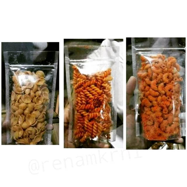 

Makanan ringan/jajanan ringan, makroni, spiral, kerang./makananmurah