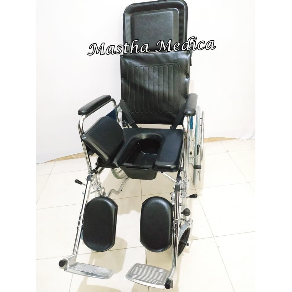 Kursi Roda 3in1 (Tempat tidur + BAB + Kaki Selonjor) Sella KY 608GC