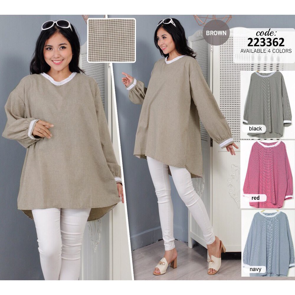 Baju atasan wanita jumbo bigsize tunik jumbo baju muslim wanita jumbo bigsize xl xxl xxxl xxxxl