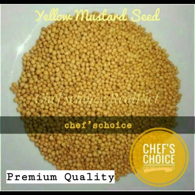 

Yellow Mustard Seed 100 gr / Biji Sesawi