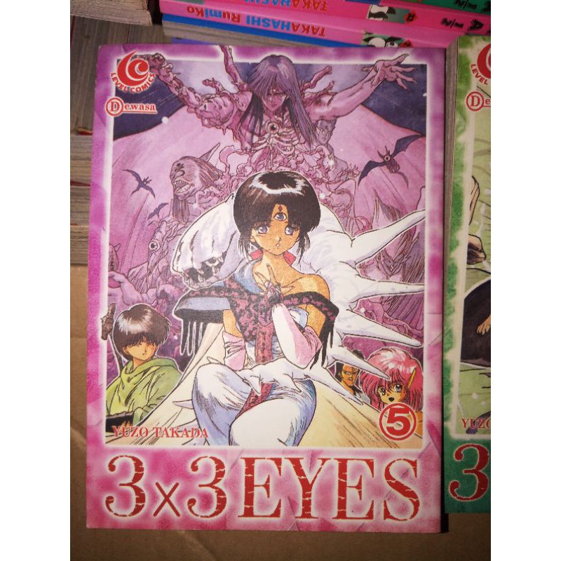 komik bekas 3x3 eyes