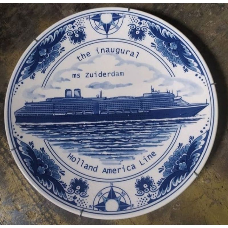 Piring Hias Delft Blue Holland