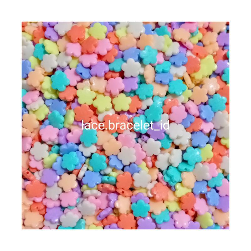 Mute / Manik Manik Bunga Soft Pipih