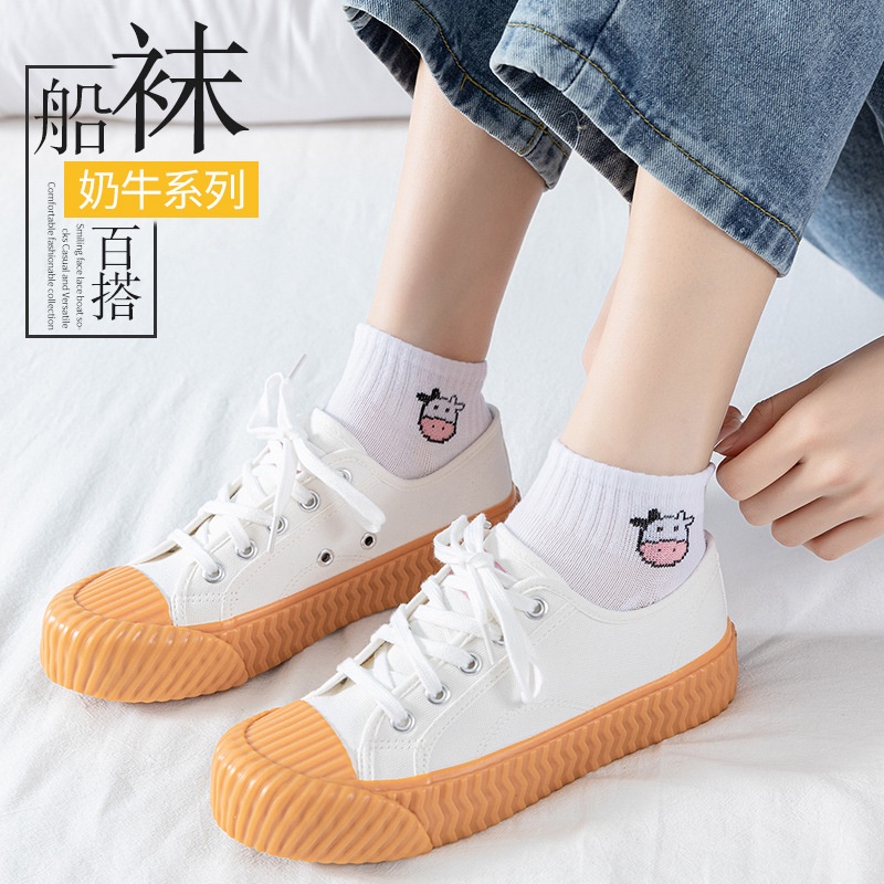 Kaos Kaki Wanita Motif Fashion Korea Women Sock GM 191 192 194